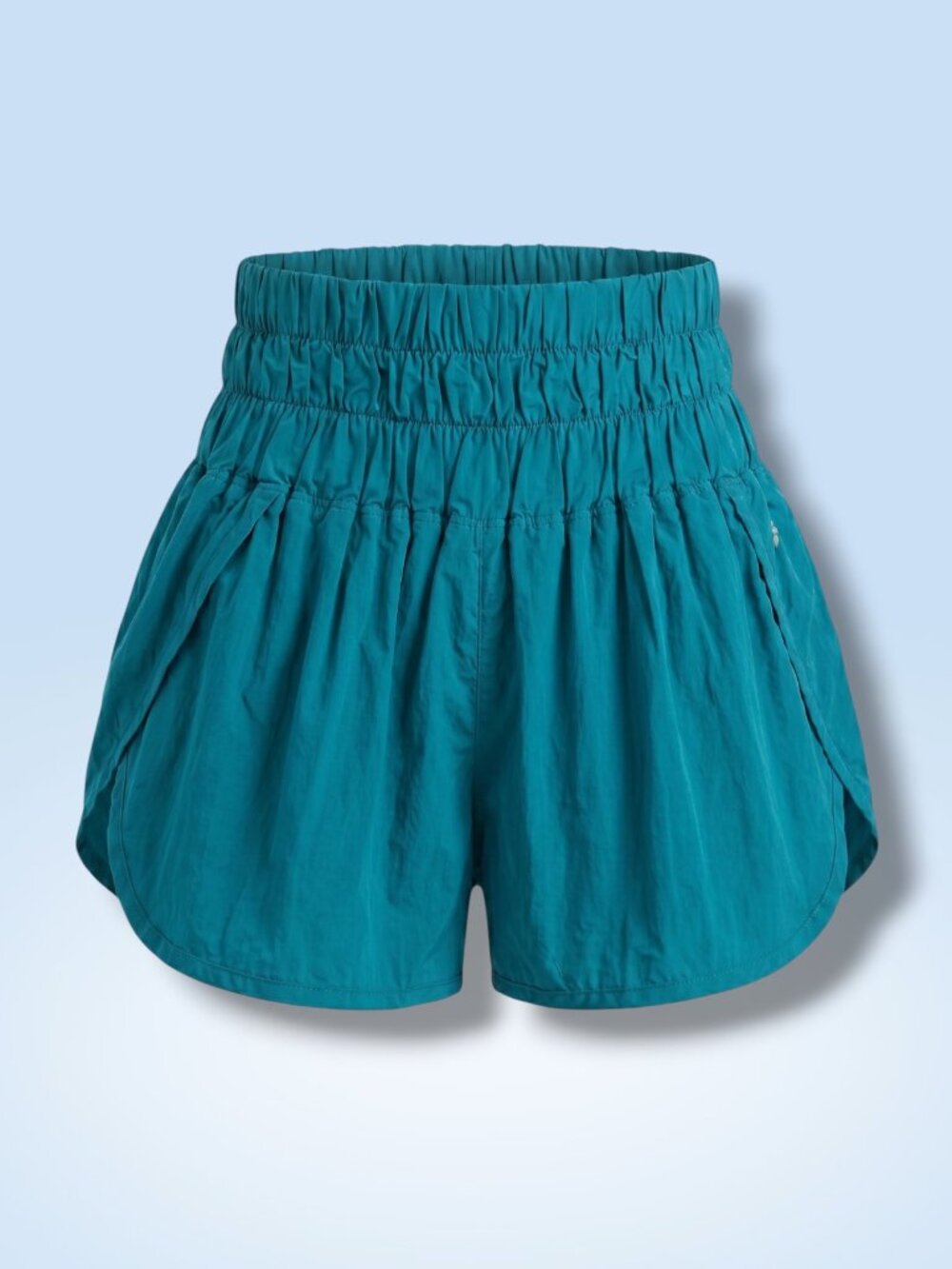 FP Movement Dark Turquoise Never Better Active Run Shorts S